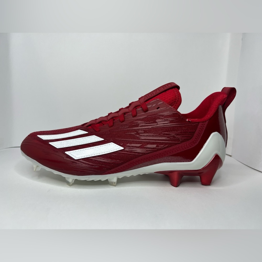 Adidas Adizero Football Cleats Team Power Red GW5058 Men's Size 12